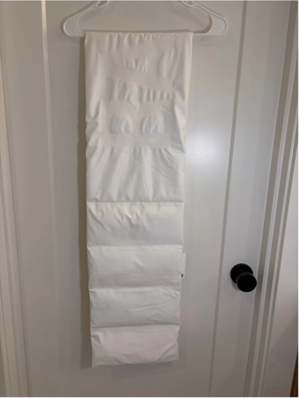 NWT RAINS Harbin Puffer Scarf Powder White Waterproof Quilted Winter Scarf $140